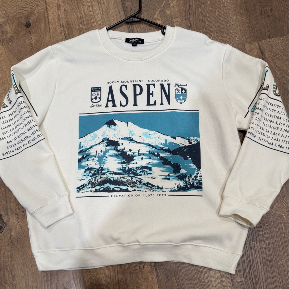 VINYL Icons Aspen Sweatshirt lite fleece lined XL